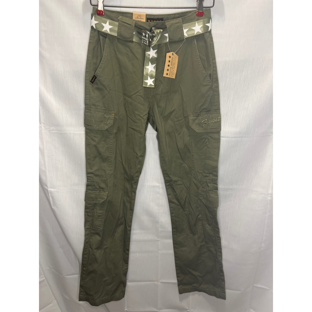 Five Star General Sierra Cargo Pants Olive Green Relaxed Fit Girls Size 0 24